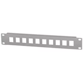   Manhattan Patch panel - Üres patch panel, 10 portos, 10" 1U, Szürke
