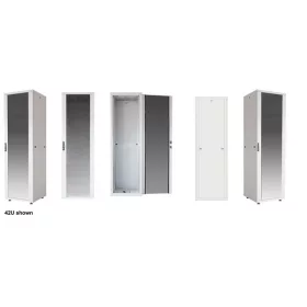   Manhattan Rackszekrény - 19" különálló kivitel (22U, 1144 (h) x 600 (w) x 800 (d)mm,Flatpack,600 kg teherbírás, Szürke)