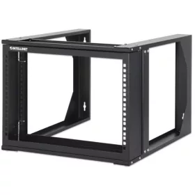   Manhattan Rackszekrény - 19" nyitott fali kivitel (6U, 360 (h) x 500 (w) x 450 (d) mm, Fekete)