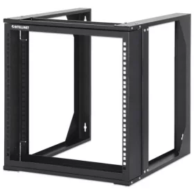   Manhattan Rackszekrény - 19" nyitott fali kivitel (9U, 493 (h) x 500 (w) x 450 (d) mm, Fekete)