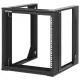 Manhattan Rackszekrény - 19" nyitott fali kivitel (9U, 493 (h) x 500 (w) x 450 (d) mm, Fekete)