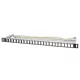 Manhattan Patch panel - Üres patch panel, 24 portos, 10" 0.5U, Fekete