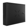 S-Link DVR szekrény - SL-DVR01 fali kivitel (450x350x100mm, ablakos, Flatpack, Fekete)