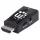 Manhattan Kábel átalakító - HDMI to VGA Micro Converter, Fekete