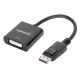 Manhattan Kábel átalakító - DisplayPort 1.2a to DVI-D Adapter, Active, 23 cm