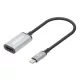 Manhattan Kábel átalakító - 4K@60Hz USB-C to HDMI Adapter, Active, Aluminum, Ezüst