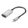 Manhattan Kábel átalakító - 4K@60Hz USB-C to HDMI Adapter, Active, Aluminum, Szürke