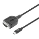 Manhattan Kábel átalakító - USB-C to Serial DB9 / RS232 Adapter Cable, 1m