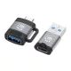 Manhattan Kábel átalakító - 2 féle: USB-C to USB-A és USB-A to USB-C Adapters, 3A, Aluminum