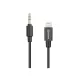 BOYA Kábel - BY-K1 (3,5 mm-es TRS apa - Lightning apa adapterkábel, 20cm)