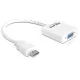 Delock Átalakító - 65346 (HDMI-A -> VGA, apa/anya, FullHD, fehér)