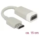 Delock Átalakító - 65469 (HDMI-A -> VGA, apa/anya, FullHD, szürke)