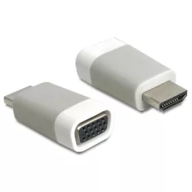   Delock Átalakító - 65472 (HDMI-A -> VGA, apa/anya, FullHD, fehér)