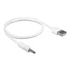 Delock Kábel - 83182 (USB kábel iPhone, Shuffle készülékhez, fehér, 1m)