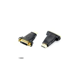   Equip Átalakító - 118909 (HDMI-DVI(24+1), apa/anya, fekete)