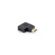 Equip Átalakító - 118910 (HDMI-HDMI átalakító anya/apa, 90 fokban hajlított)