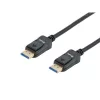 Equip Kábel - 119271 (DisplayPort2.1 kábel, 4K/144Hz, apa/apa, fekete, 1m)