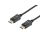 Equip Kábel - 119272 (DisplayPort2.1 kábel, 4K/144Hz, apa/apa, fekete, 2m)