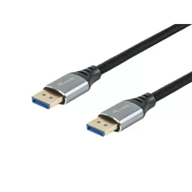   Equip Kábel - 119281 (Premium, DisplayPort2.1 kábel, 4K/240Hz, apa/apa, fekete, 1m)