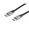 Equip Kábel - 119281 (Premium, DisplayPort2.1 kábel, 4K/240Hz, apa/apa, fekete, 1m)