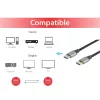 Equip Kábel - 119281 (Premium, DisplayPort2.1 kábel, 4K/240Hz, apa/apa, fekete, 1m)