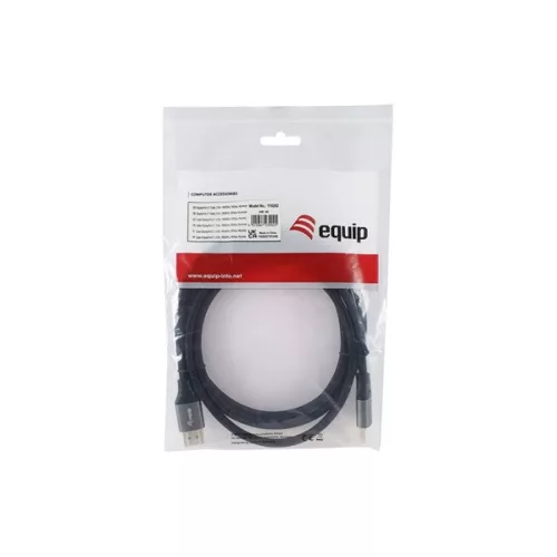 Equip Kábel - 119282 (Premium, DisplayPort2.1 kábel, 4K/240Hz, apa/apa, fekete, 2m)