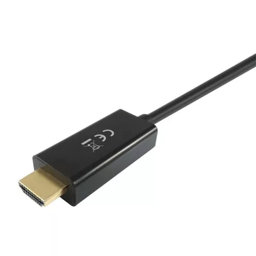 Equip Átalakító Kábel - 119390 (DisplayPort - HDMI kábel, apa/apa, 2m)