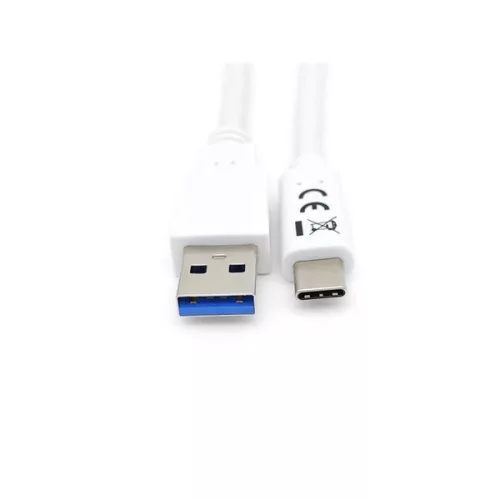 Equip Átalakító Kábel - 128364 (USB-C 3.2 Gen1 to USB-A, apa/apa, fehér, 2m)