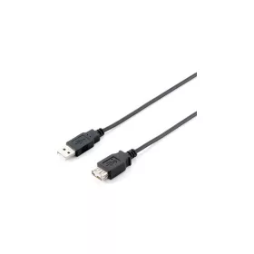   Equip Kábel - 128852 (USB2.0, A-A hosszabbítókábel, apa/anya, duplán árnyékolt, 5m)