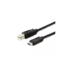 Equip Átalakító Kábel - 12888207 (USB-C -> USB-B 2.0 kábel, apa/apa, 1m)