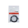 Equip Átalakító Kábel - 128887 (USB-C2.0 to USB-C, apa/apa, fekete, 2m)
