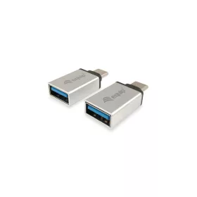   Equip Átalakító - 133473 (USB-C -> USB-A átalakító, apa/anya, ezüst) 2db/csomag