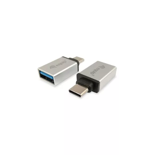 Equip Átalakító - 133473 (USB-C -> USB-A átalakító, apa/anya, ezüst) 2db/csomag
