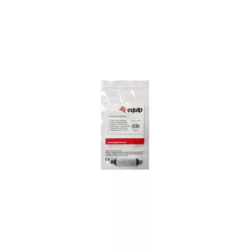 Equip Átalakító - 133473 (USB-C -> USB-A átalakító, apa/anya, ezüst) 2db/csomag