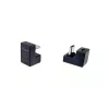 Equip Átalakító - 133476 (USB-C -> USB-C átalakító, apa/anya, fekete) 2db/csomag