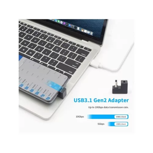 Equip Átalakító - 133476 (USB-C -> USB-C átalakító, apa/anya, fekete) 2db/csomag