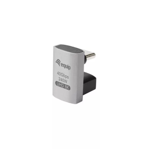 Equip Átalakító - 133478 (USB-C 4 -> USB-C 4 átalakító, apa/anya, fekete) 3db/csomag
