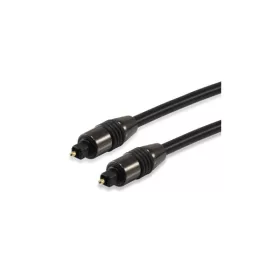   Equip kábel - 147922 (Toslink(optikai),  SPDIF, apa/apa, aranyozott csatlakozó, fekete, 3m)