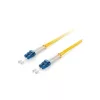 Equip Optikai Kábel - 151491 (OS2, LC/LC, 9/125µ, LSOH, sárga, 50m)