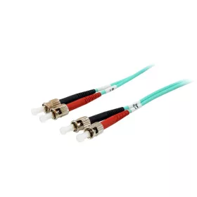   Equip Optikai Kábel - 25224107 (OM3, ST/ST, 50/125µ, LSOH, türkiz, 1m)