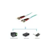 Equip Optikai Kábel - 25224607 (OM3, ST/ST, 50/125µ, LSOH, türkiz, 10m)