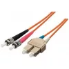 Equip Optikai Kábel - 252332 (OS2, ST/SC, 9/125µ, LSOH, sárga, 2m)