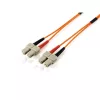 Equip Optikai Kábel - 253331 (OS2, SC/SC, 9/125µ, LSOH, sárga, 1m)