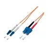 Equip Optikai Kábel - 254321 (OM1, LC/SC, 62,5/125µ, LSOH, narancssárga, 1m)