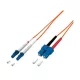 Equip Optikai Kábel - 254322 (OM1, LC/SC, 62,5/125µ, LSOH, narancssárga, 2m)