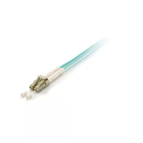Equip Optikai Kábel - 255219 (OM3, LC/ST, 50/125µ, LSOH, türkiz, 0,5m)