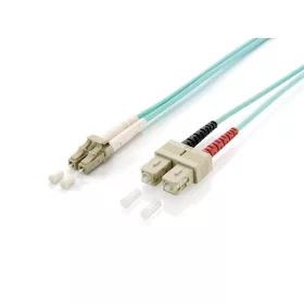   Equip Optikai Kábel - 255313 (OM3, LC/SC, 50/125µ, LSOH, türkiz, 3m)