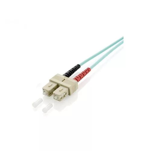 Equip Optikai Kábel - 255319 (OM3, LC/SC, 50/125µ, LSOH, türkiz, 0,5m)