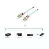 Equip Optikai Kábel - 255322 (OM3, SC/SC, 50/125µ, LSOH, türkiz, 2m)