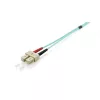 Equip Optikai Kábel - 255326 (OM3, SC/SC, 50/125µ, LSOH, türkiz, 10m)